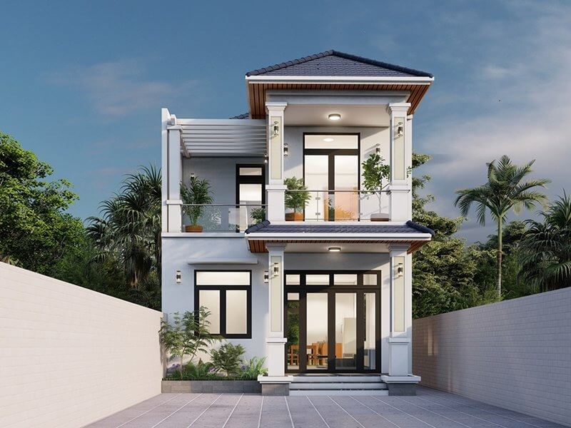 thiet-ke-nha-2-tang-7x11m-theo-phong-cach-hien-dai-1 Thiết kế nhà 2 tầng 7x11m theo phong cách hiện đại