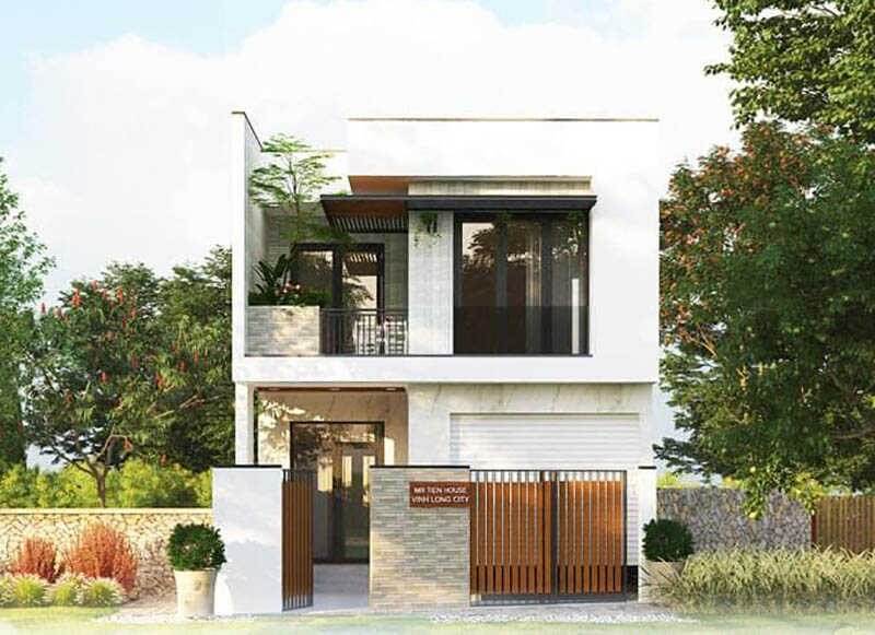 thiet-ke-nha-2-tang-7x11m-voi-mai-bang-don-gian-1 Thiết kế nhà 2 tầng 7x11m với mái bằng đơn giản