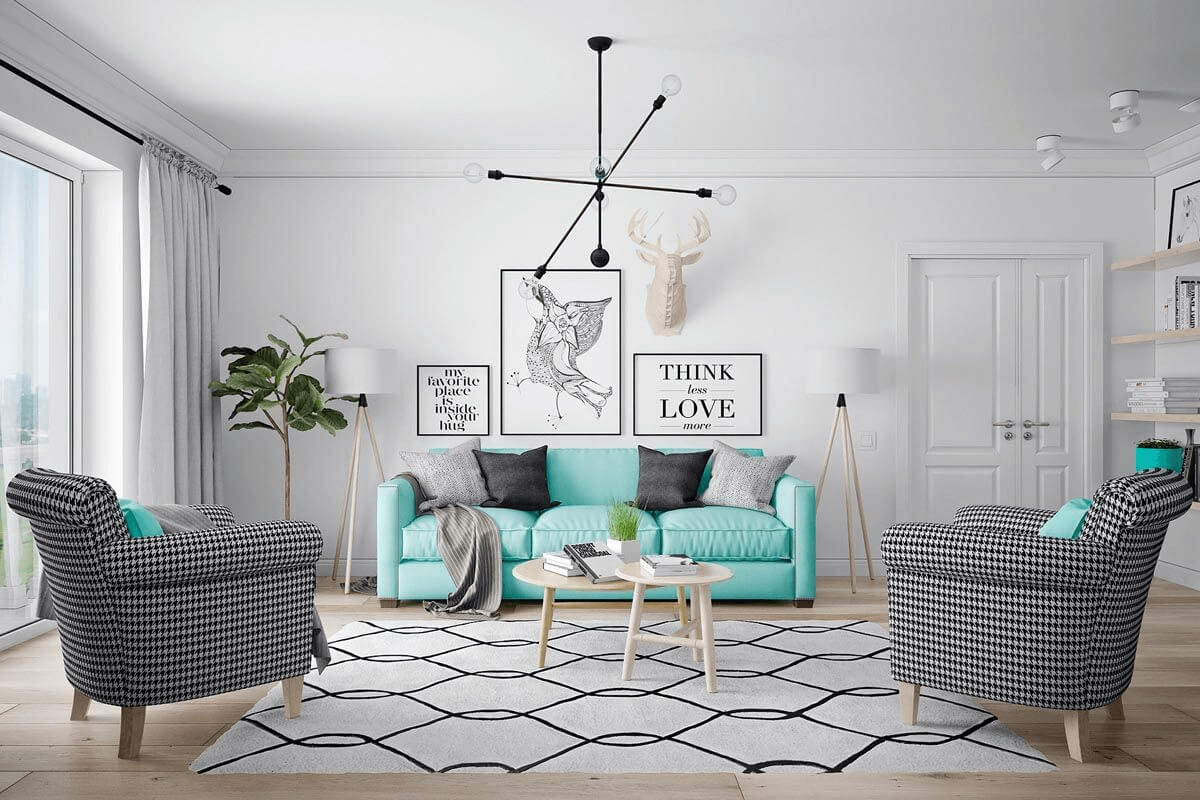 Thiết kế nhà 20m2 theo phong cách Scandinavian tự do