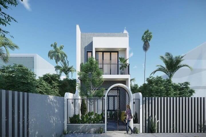 thiet-ke-nha-4x10-1-tret-1-lau-hoa-minh-voi-thien-nhien-2 Thiết kế nhà 4x10 1 trệt 1 lầu hoà mình với thiên nhiên 2