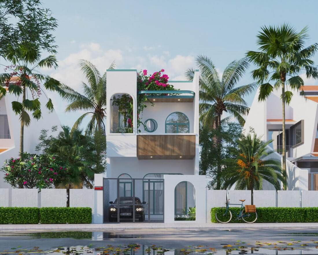 thiet-ke-nha-4x10-1-tret-1-lau-hoa-minh-voi-thien-nhien-3 Thiết kế nhà 4x10 1 trệt 1 lầu hoà mình với thiên nhiên 3