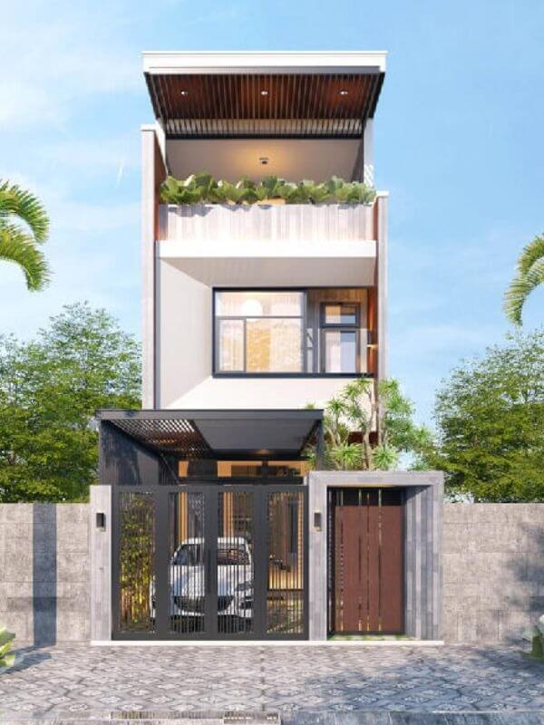 thiet-ke-nha-4x10-1-tret-1-lau-hoa-minh-voi-thien-nhien-4 Thiết kế nhà 4x10 1 trệt 1 lầu hoà mình với thiên nhiên 4