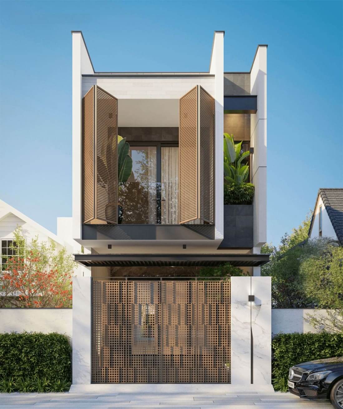 thiet-ke-nha-4x10-1-tret-1-lau-mai-bang-9 Thiết kế nhà 4x10 1 trệt 1 lầu mái bằng 9