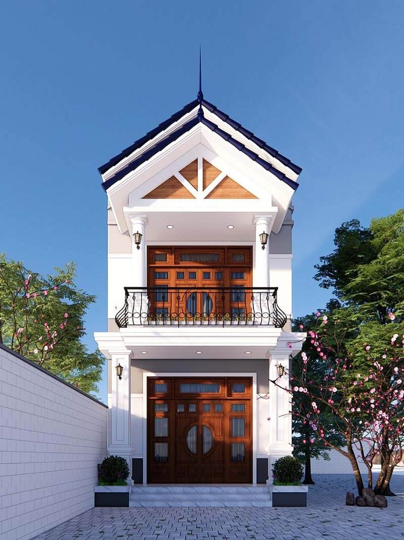 thiet-ke-nha-4x10-1-tret-1-lau-mai-thai-3 Thiết kế nhà 4x10 1 trệt 1 lầu mái Thái 3