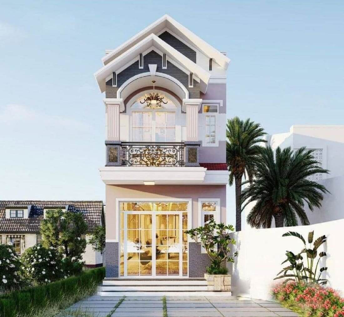 thiet-ke-nha-4x10-1-tret-1-lau-mai-thai-4 Thiết kế nhà 4x10 1 trệt 1 lầu mái Thái 4