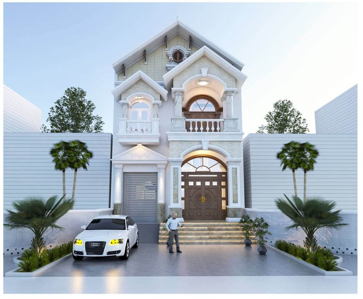 thiet-ke-nha-4x10-1-tret-1-lau-mai-thai-7 Thiết kế nhà 4x10 1 trệt 1 lầu mái Thái 7