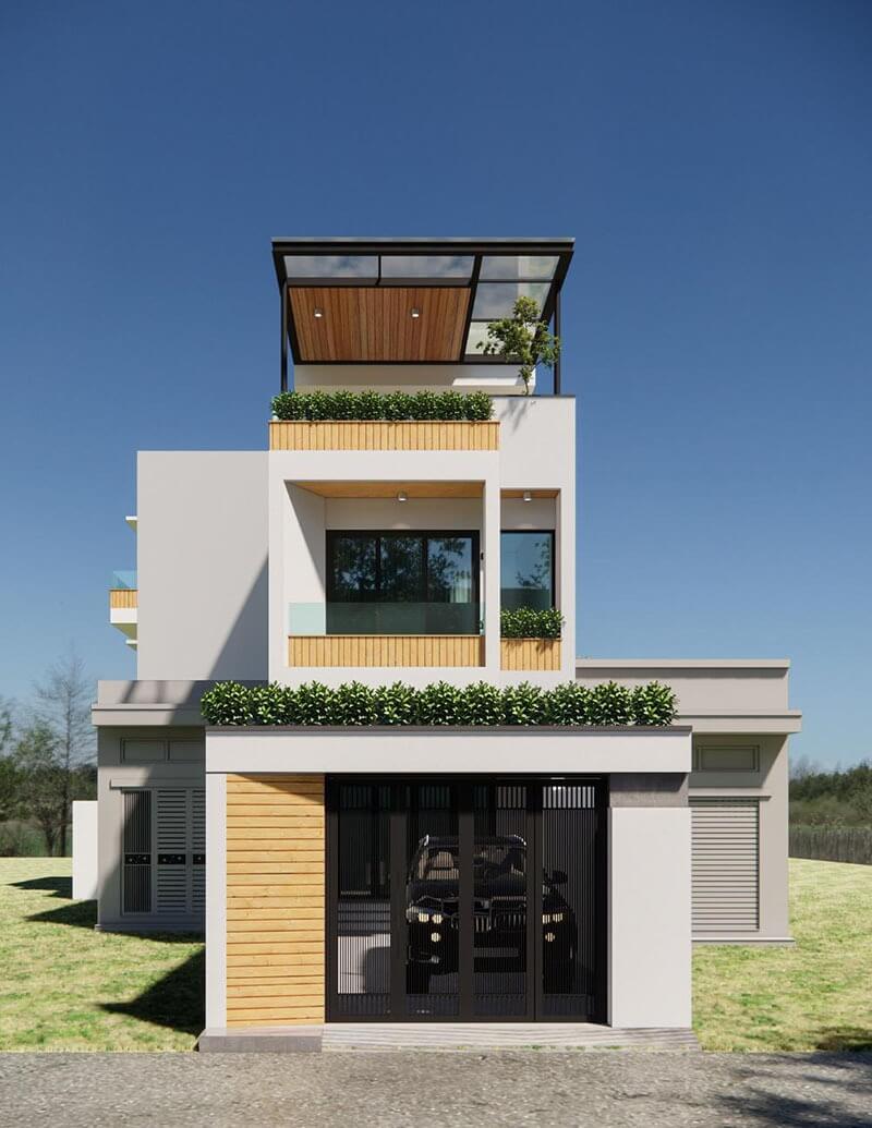 thiet-ke-nha-4x10-1-tret-1-lau-phong-cach-toi-gian-2 Thiết kế nhà 4x10 1 trệt 1 lầu phong cách tối giản 2