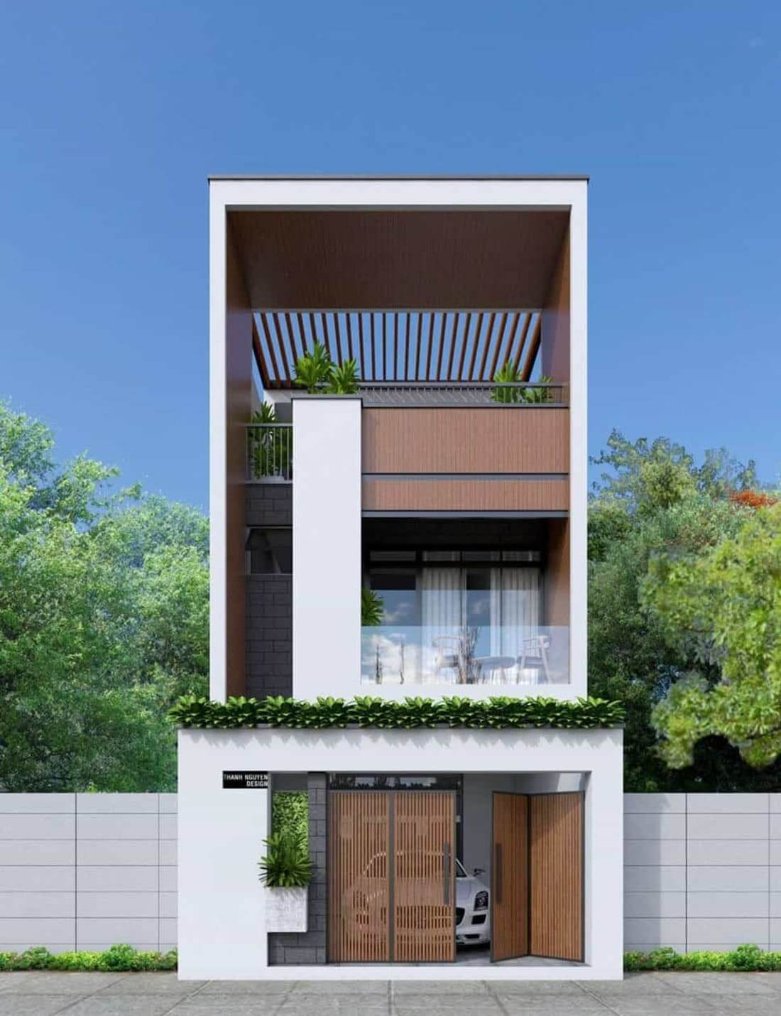 thiet-ke-nha-4x10-1-tret-1-lau-phong-cach-toi-gian-4 Thiết kế nhà 4x10 1 trệt 1 lầu phong cách tối giản 4