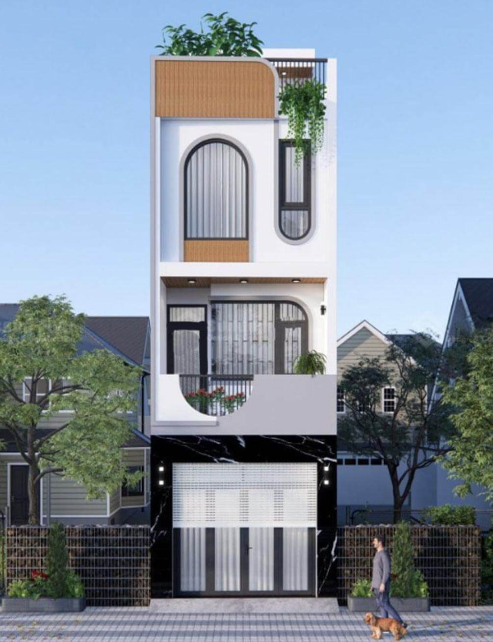 thiet-ke-nha-4x10m-3-tang-nho-gon-tien-nghi-10 Thiết kế nhà 4x10m 3 tầng nhỏ gọn, tiện nghi 10