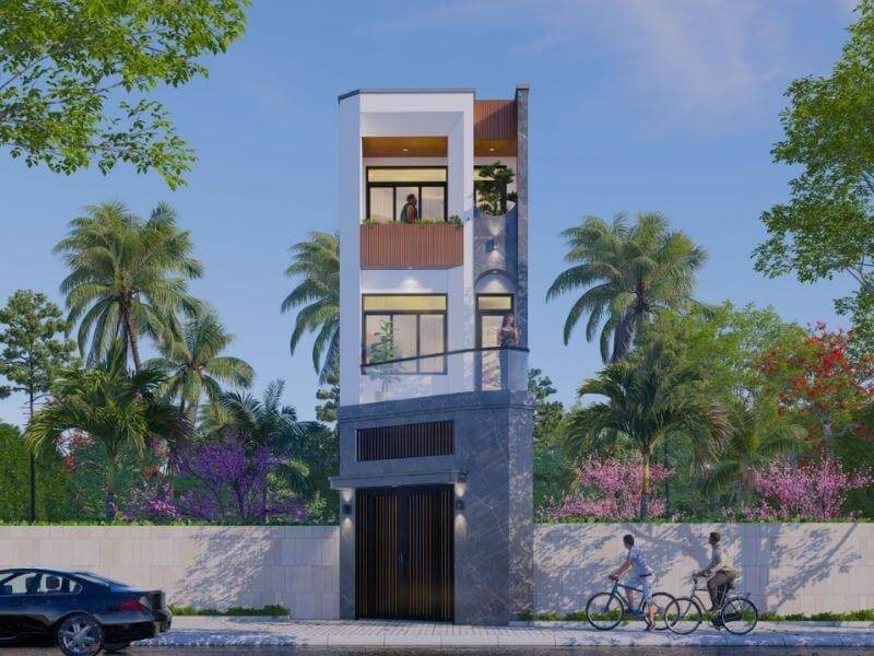 thiet-ke-nha-4x10m-3-tang-nho-gon-tien-nghi-9 Thiết kế nhà 4x10m 3 tầng nhỏ gọn, tiện nghi 9