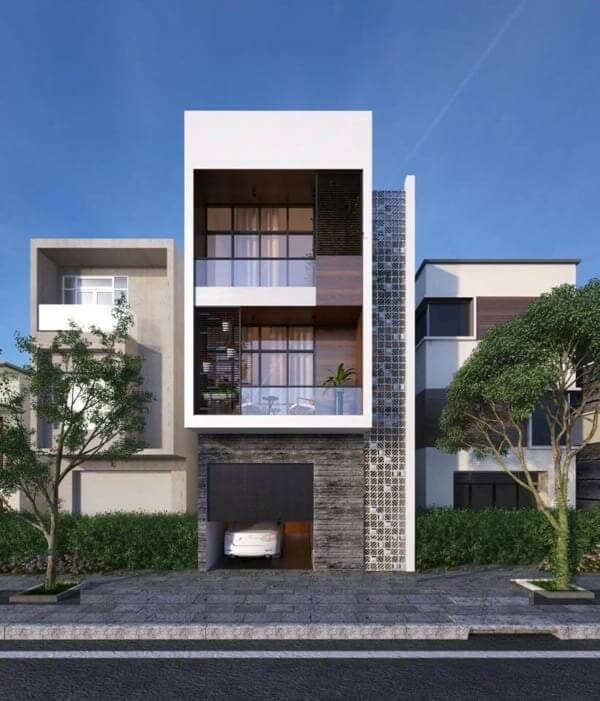 thiet-ke-nha-4x20-co-gara-mai-bang-don-gian-1 Thiết kế nhà 4x20 có gara mái bằng đơn giản 1