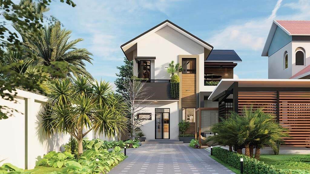 thiet-ke-nha-4x20-co-gara-mai-thai-4-phong-ngu-3 Thiết kế nhà 4x20 có gara mái thái 4 phòng ngủ 3