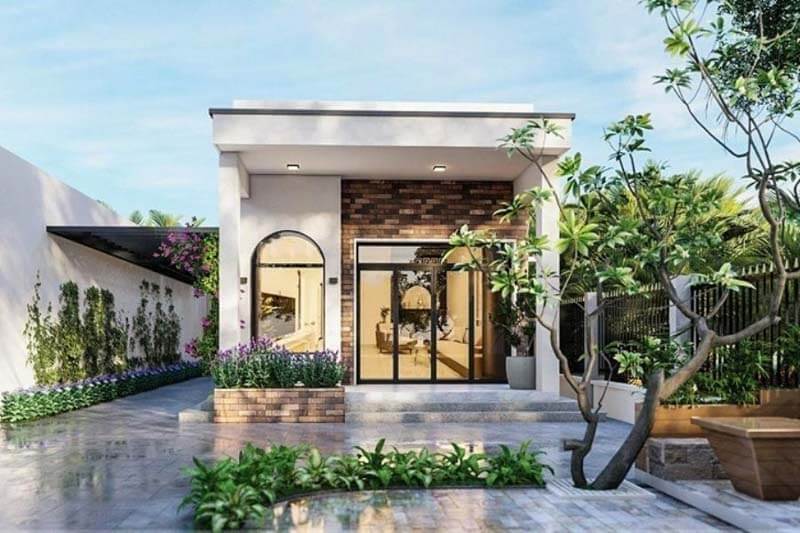 thiet-ke-nha-50m2-mot-tang-voi-mai-bang-2 Thiết kế nhà 50m2 một tầng với mái bằng 2