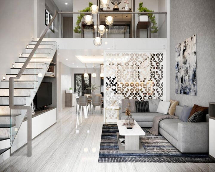 Thiết kế nhà diện tích nhỏ 20m2 hiện đại, sang trọng 2