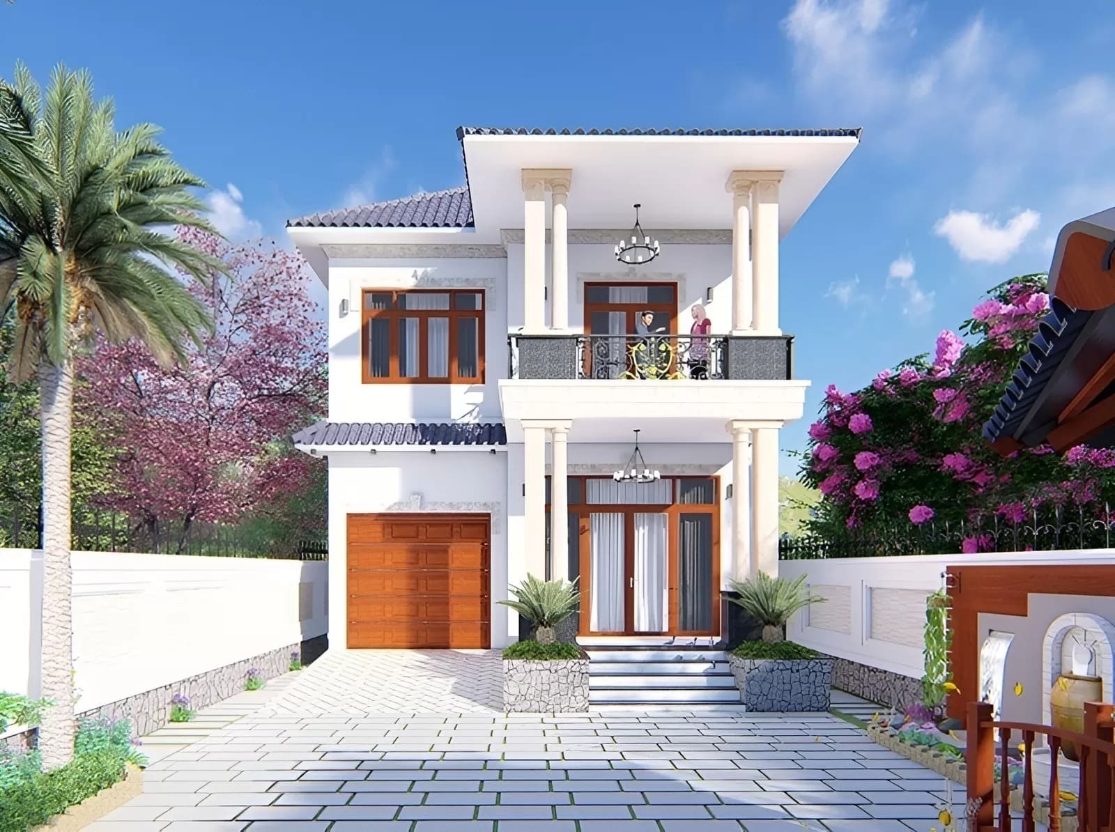 Thiết kế nhà phố mặt tiền 7m hiện đại