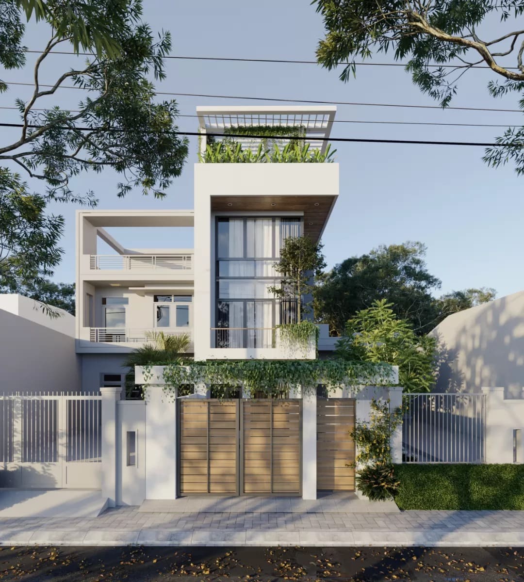 Mẫu nhà ống mặt tiền 7m 3 tầng