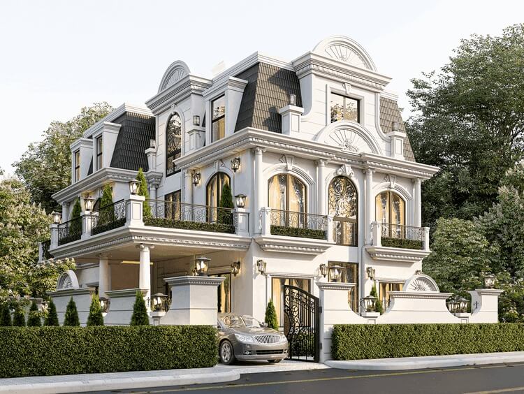 thiet-ke-nha-ngang-6m-dai-20m-phong-cach-tan-co-dien3 Thiết kế nhà ngang 6m dài 20m phong cách tân cổ điển 3