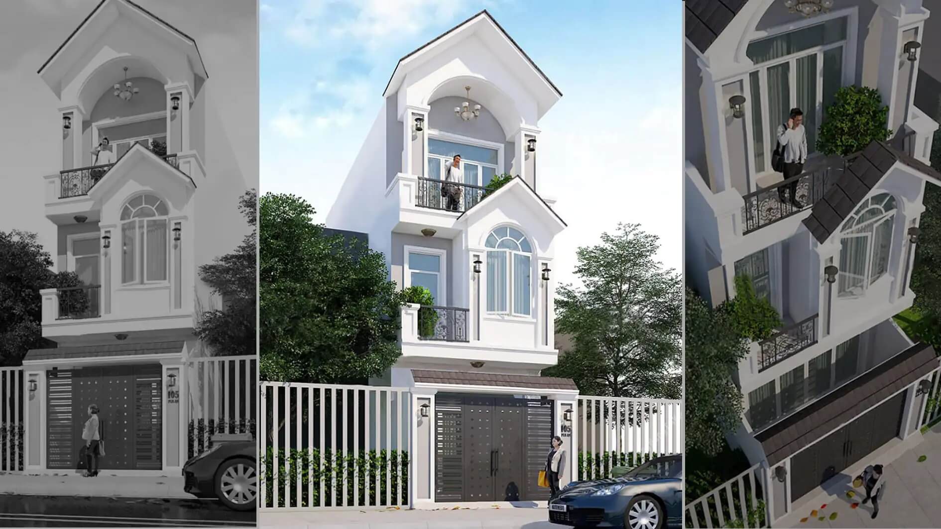 thiet-ke-nha-nho-4x10-3-tang-mai-thai-8 Thiết kế nhà nhỏ 4x10 3 tầng mái thái 8