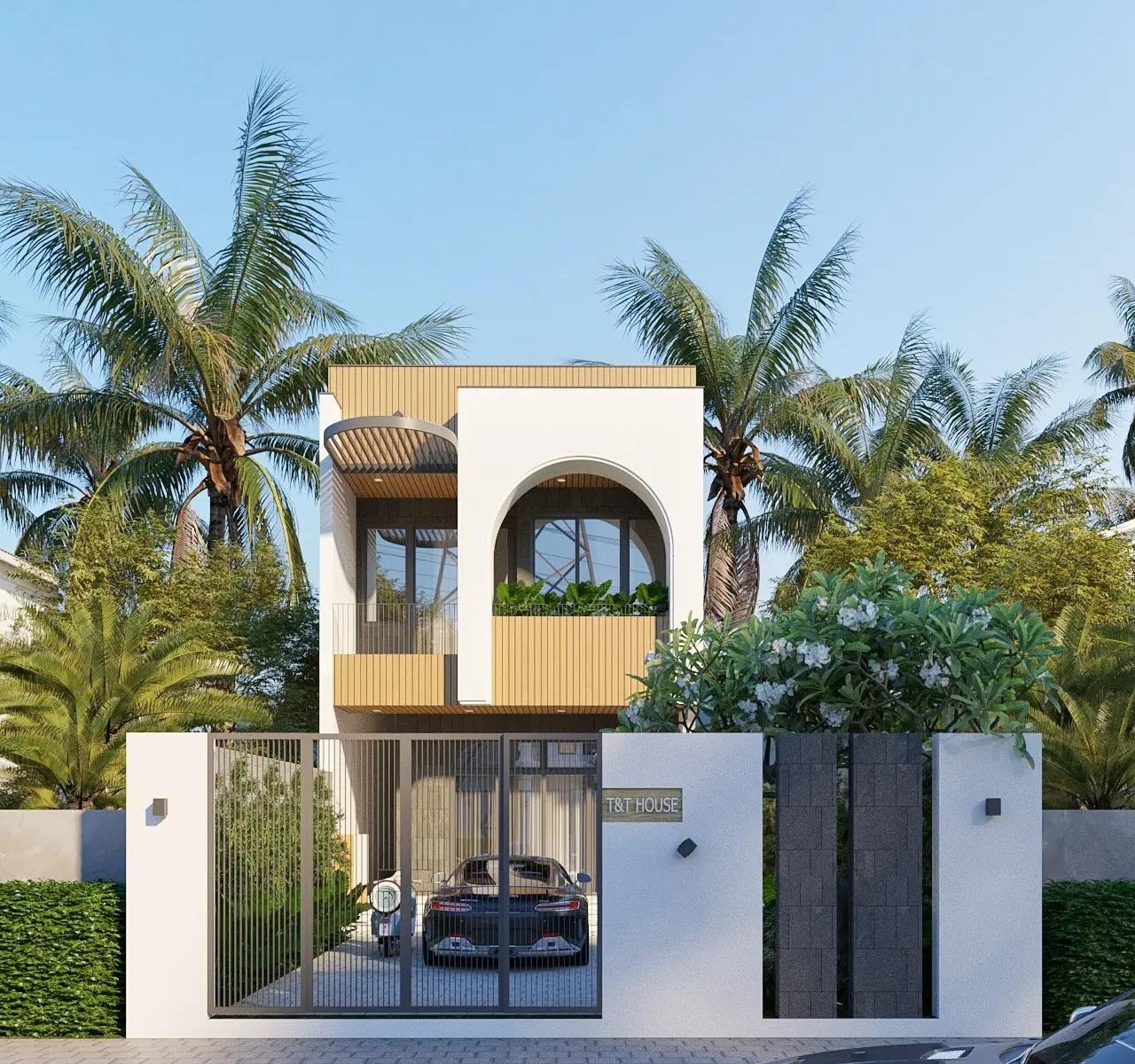 Thiết kế nhà ống 2 tầng