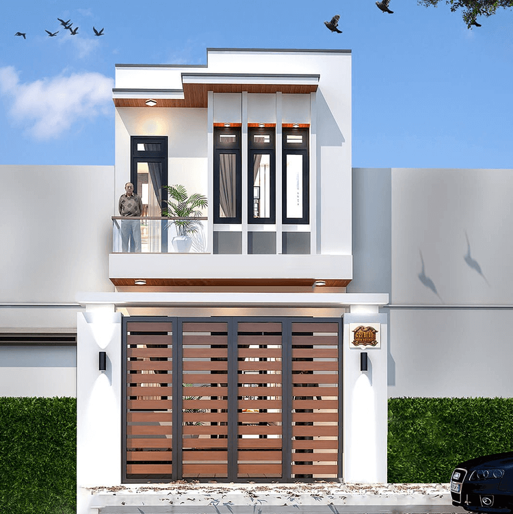 Thiết kế nhà ống 2 tầng phù hợp với lối sống của nhiều gia đình hiện nay