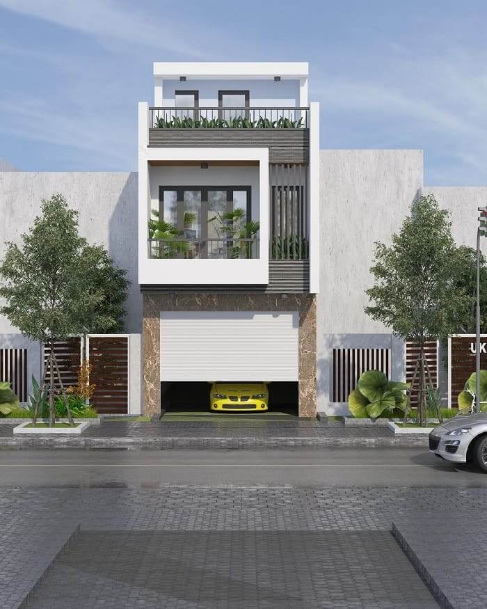 thiet-ke-nha-ong-3x15-co-tang-tum-tien-loi-2 Thiết kế nhà ống 3x15 có tầng tum tiện lợi 2