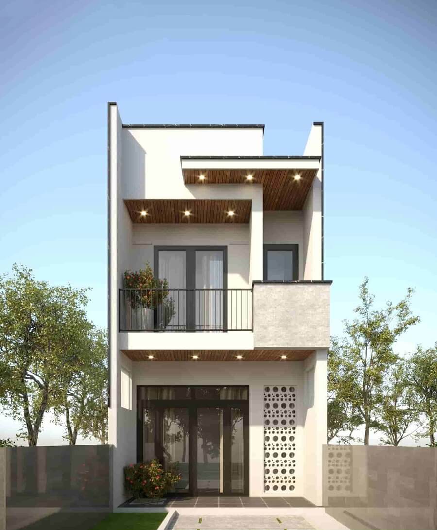 Thiết kế nhà ống 4.5x15m hình hộp