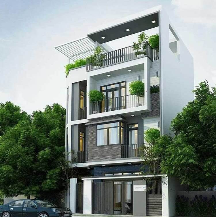 Thiết kế nhà rộng 6m dài 9m 3 tầng 3