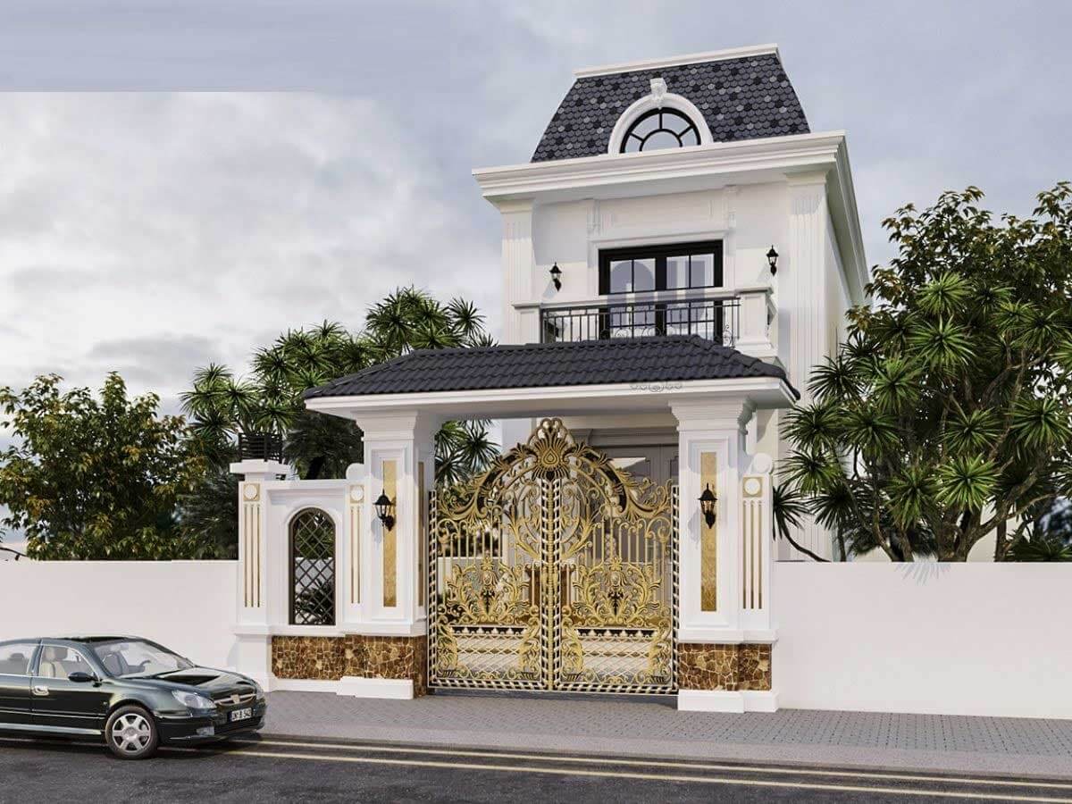 thiet-ke-nha-vuon-4x20-voi-gara-hien-dai-2 Thiết kế nhà vườn 4x20 với gara hiện đại 2