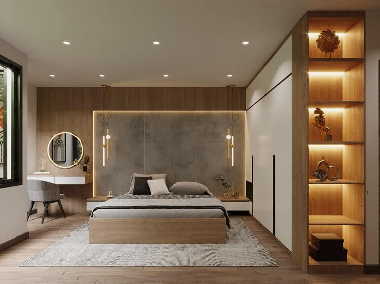 thiet-ke-noi-that-phong-ngu-12m2-phong-cach-hien-dai Thiết kế nội thất phòng ngủ 12m2 phong cách hiện đại