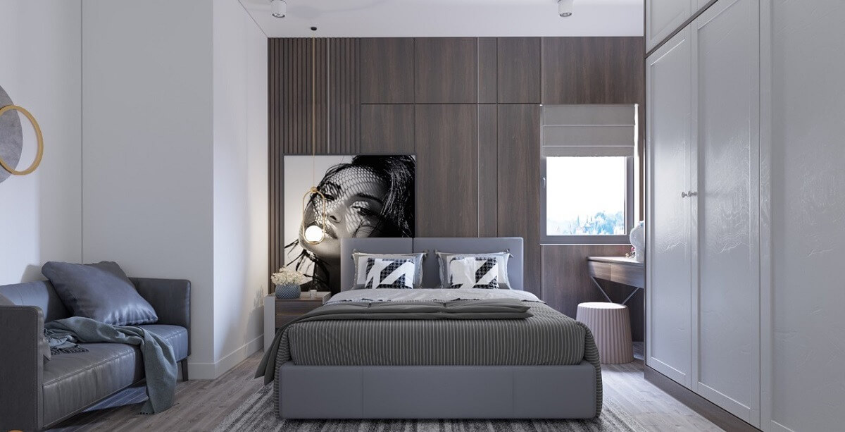 Thiết kế phòng ngủ nhà 6x18m