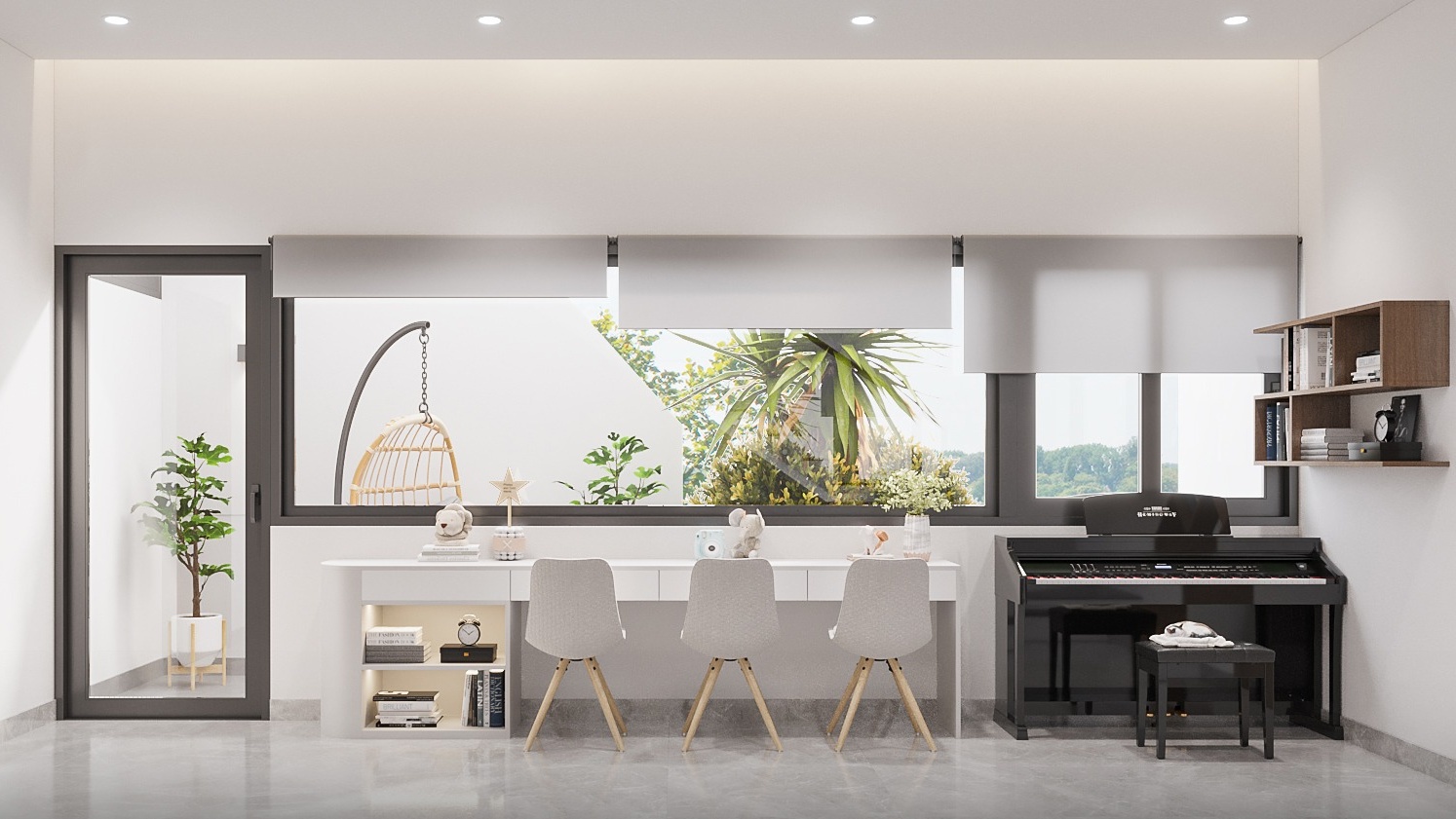 Thiết kế phòng sinh hoạt chung tạo không gian ấm áp, gần gũi cho gia đình