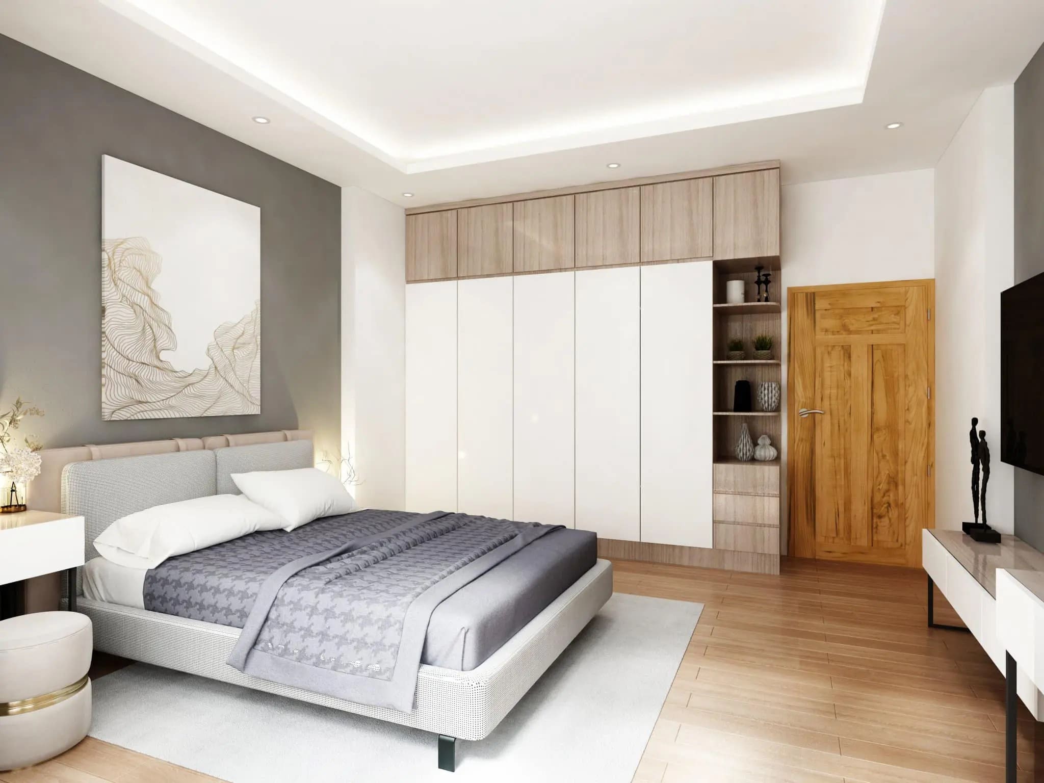 Trang trí phòng ngủ cho vợ chồng ấm áp