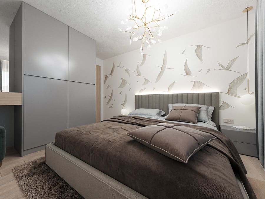 Trang trí phòng ngủ đẹp không có cửa sổ