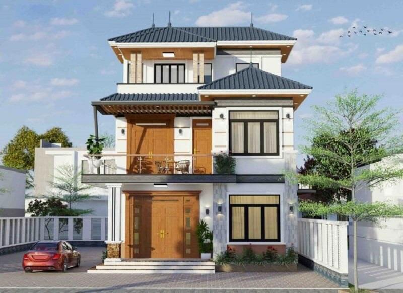 Ưu điểm của nhà 3 tầng mái Nhật