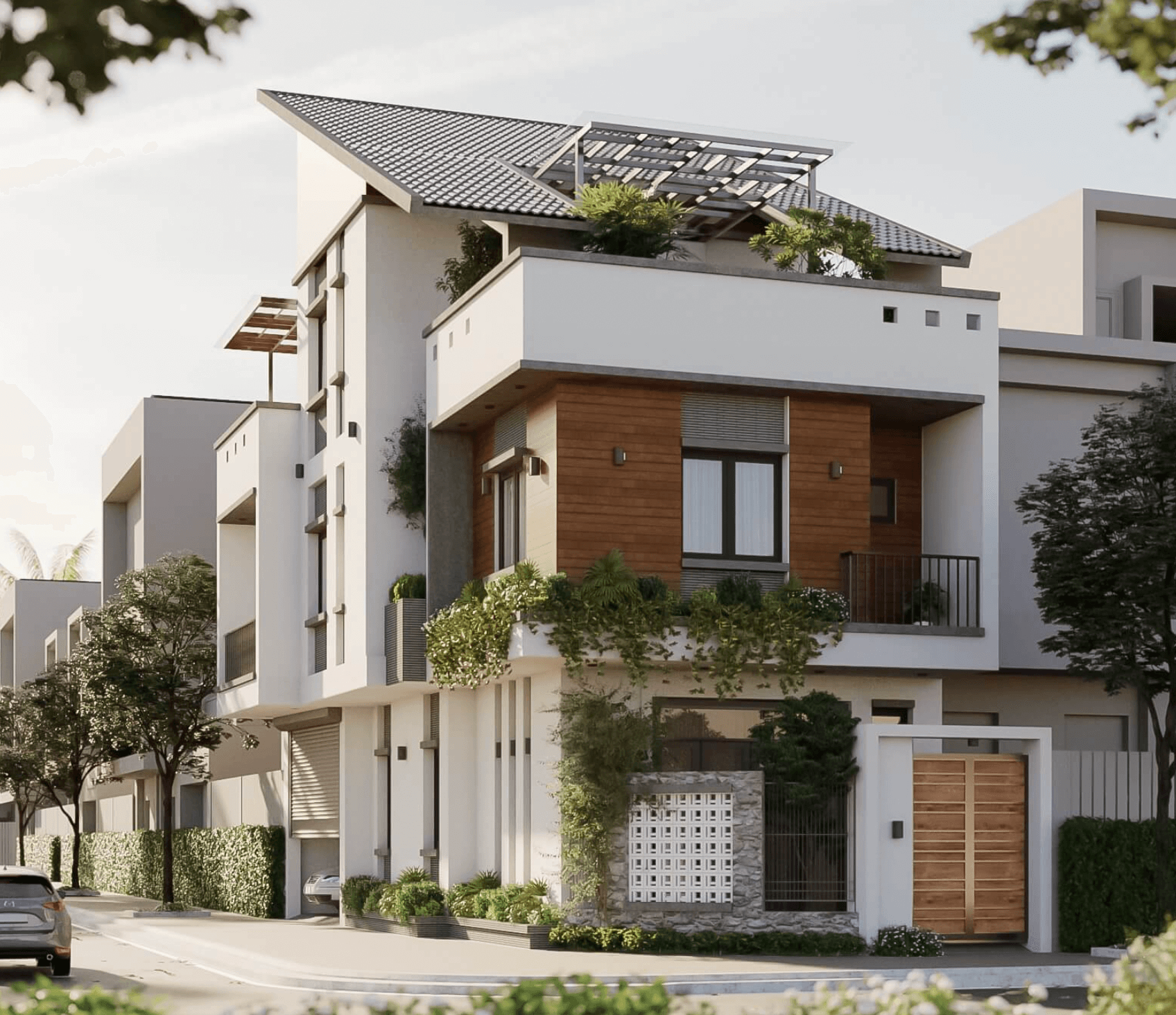 y-tuong-nha-ngang-6x14m-ket-hop-khong-gian-song-xanh-1 Ý tưởng nhà ngang 6x14m kết hợp không gian sống xanh 1