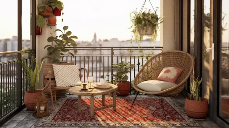 ban-cong-nha-ong-dep-14 Thiết kế ban công nhà ống phong cách Vintage