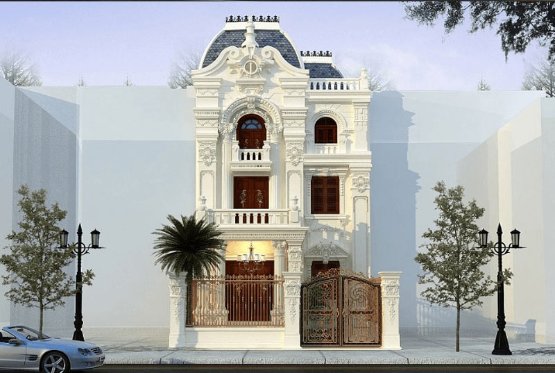 ban-cong-nha-ong-dep-7 Thiết kế ban công nhà ống phong cách cổ điển, tân cổ điển