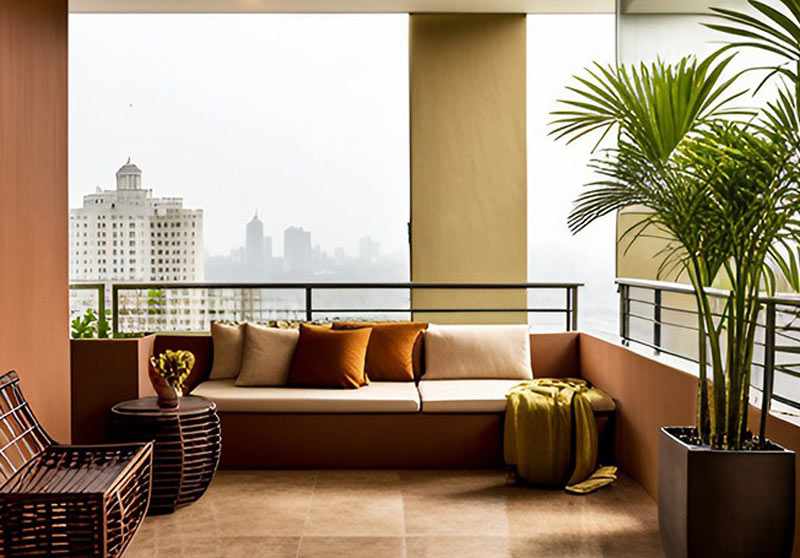 ban-cong-nha-ong-dep-8 Thiết kế ban công nhà ống phong cách Á Đông