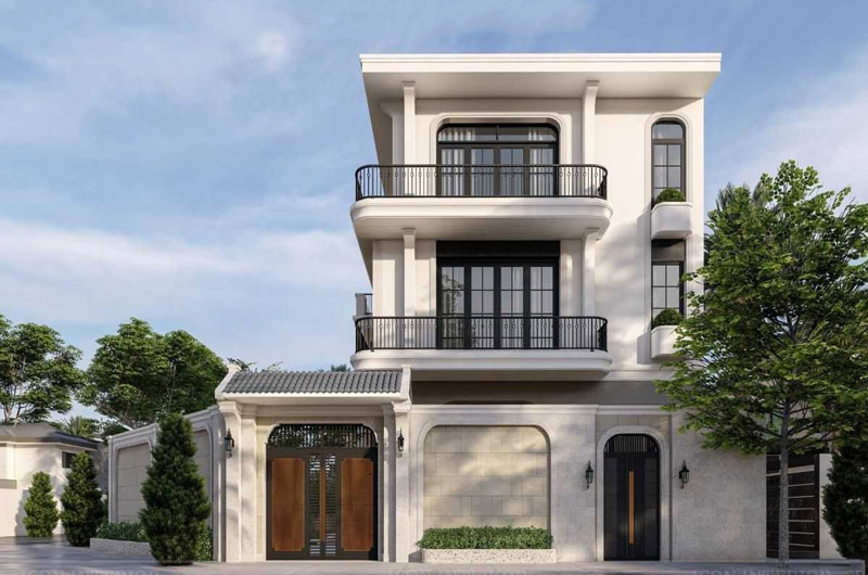 biet-thu-3-tang-3 biệt thự 3 tầng mái bằng