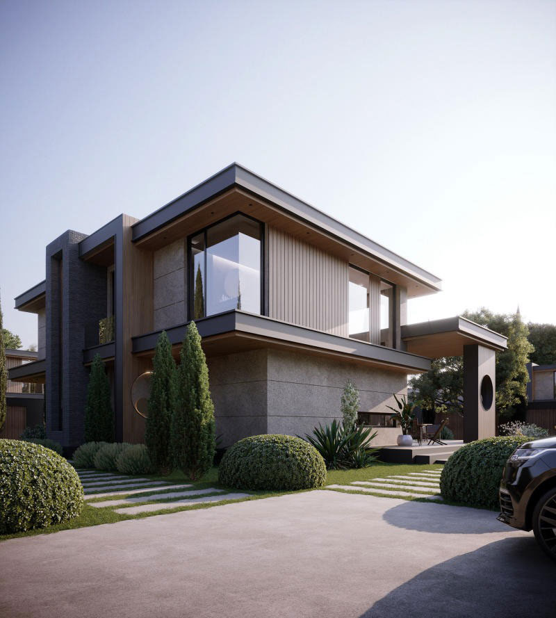 biet-thu-mai-bang-1 Biệt thự mái bằng là gì