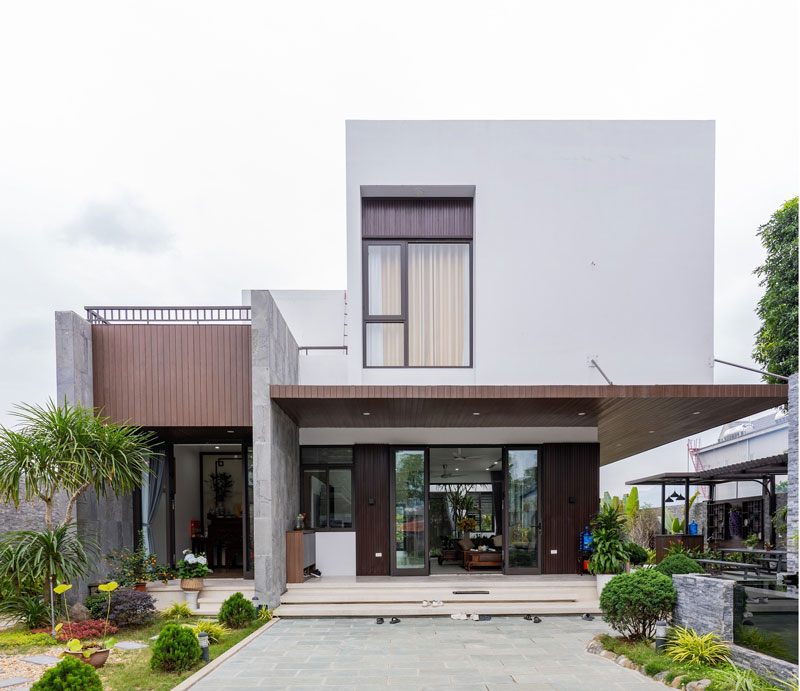 biet-thu-mai-bang-6 Biệt thự mái bằng tối giản