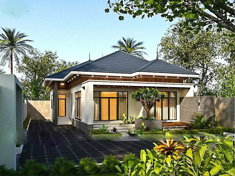 mẫu nhà biệt thự vườn cấp 4