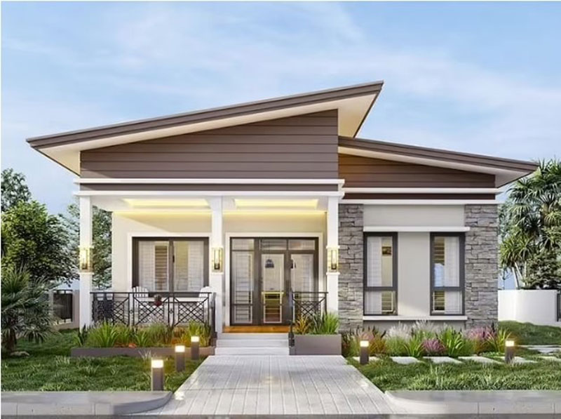 biệt thự nhà vườn cấp 4 đẹp