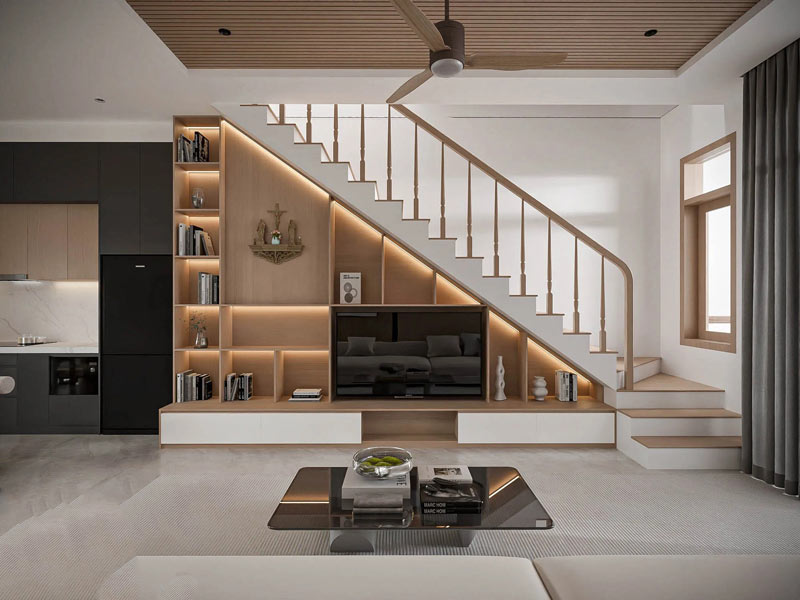 Vai trò của cầu thang trong nhà ống