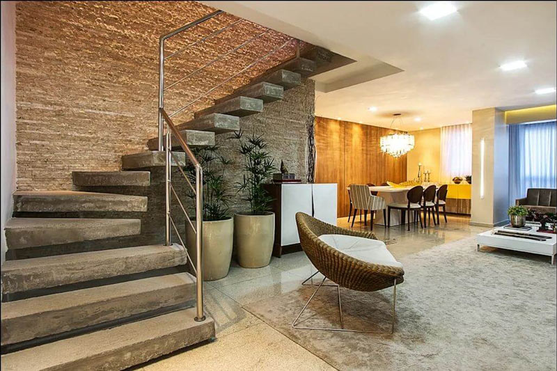 Cầu thang nhà ống bê tông