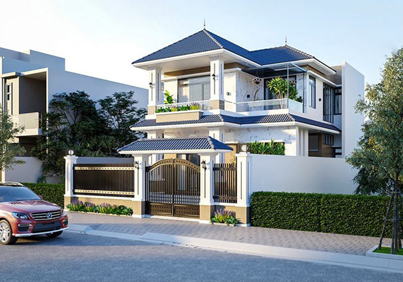 cong-nha-dep-2 Điểm nổi bật của các mẫu cổng nhà đẹp hiện nay