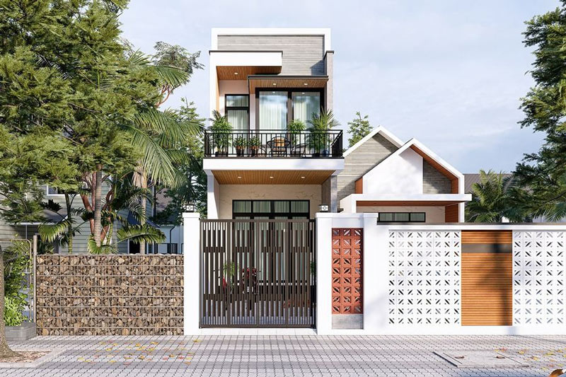 cong-nha-dep-5 Mẫu cổng nhà phố đẹp hiện đại