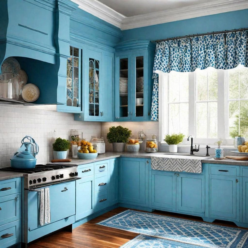 cua-so-bep-9 Cửa sổ bếp có rèm