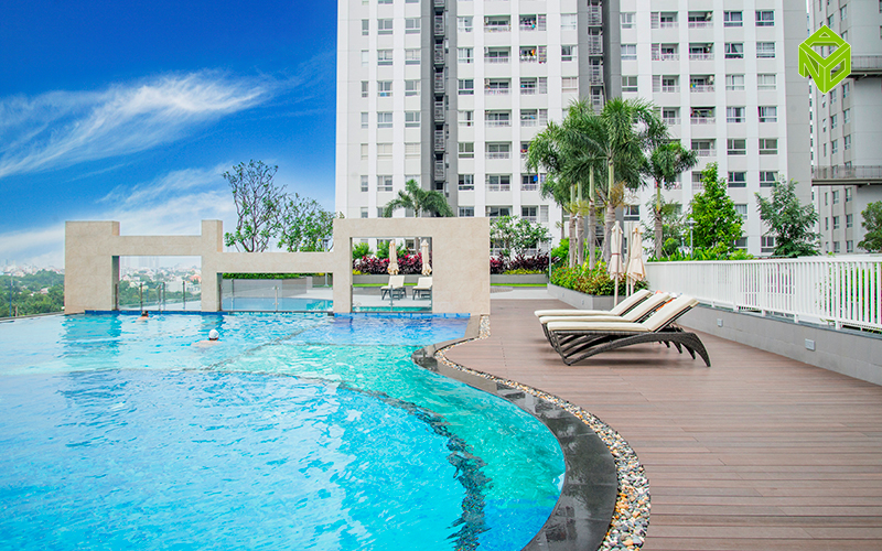 Hồ bơi tại chung cư Lexington Residence quận 2