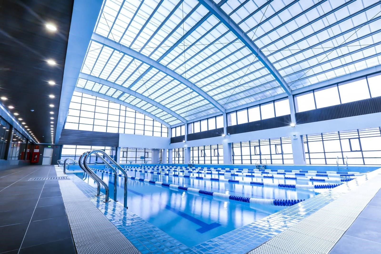 Chất lượng bể bơi Tràng An Complex